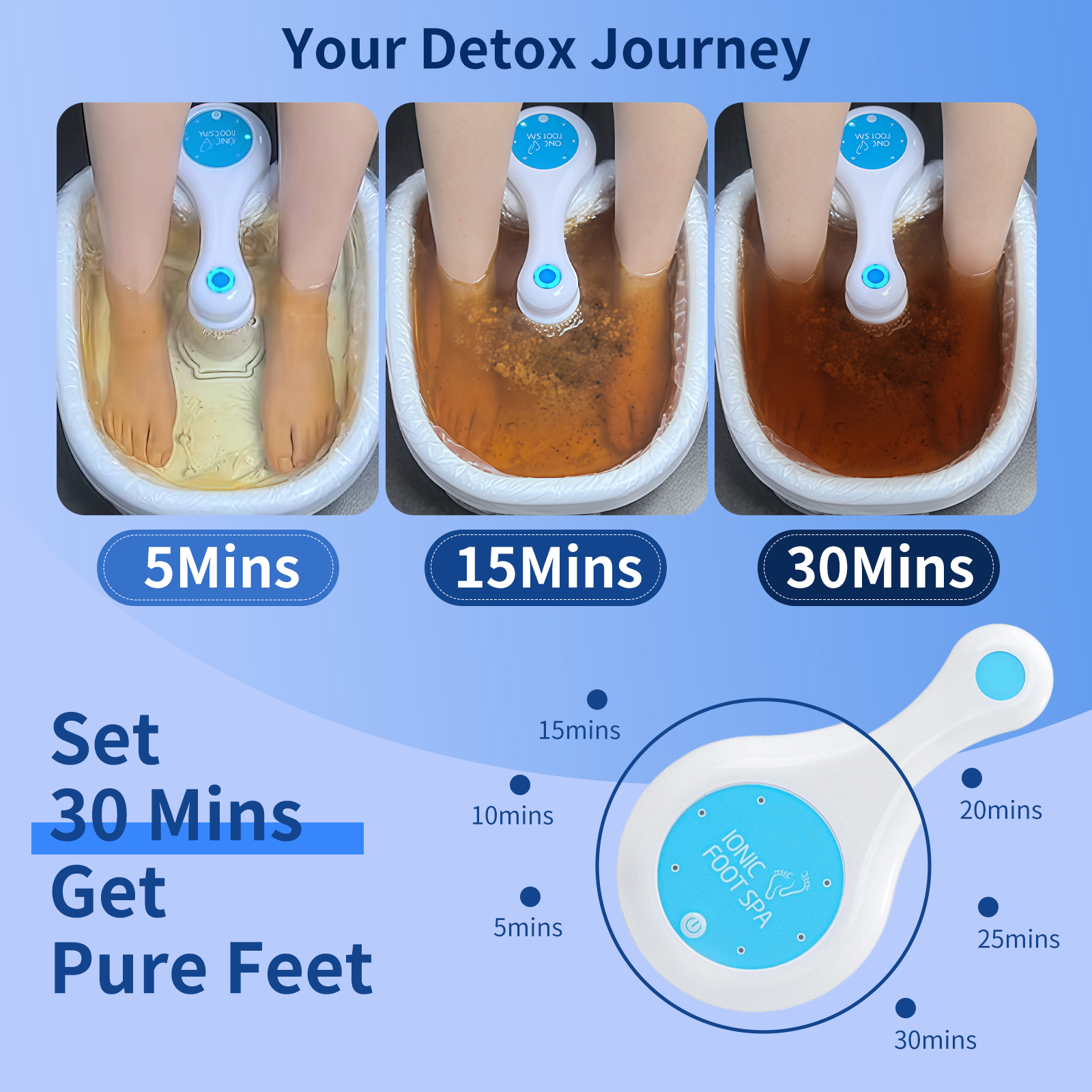  Foot Detox Spa Machine