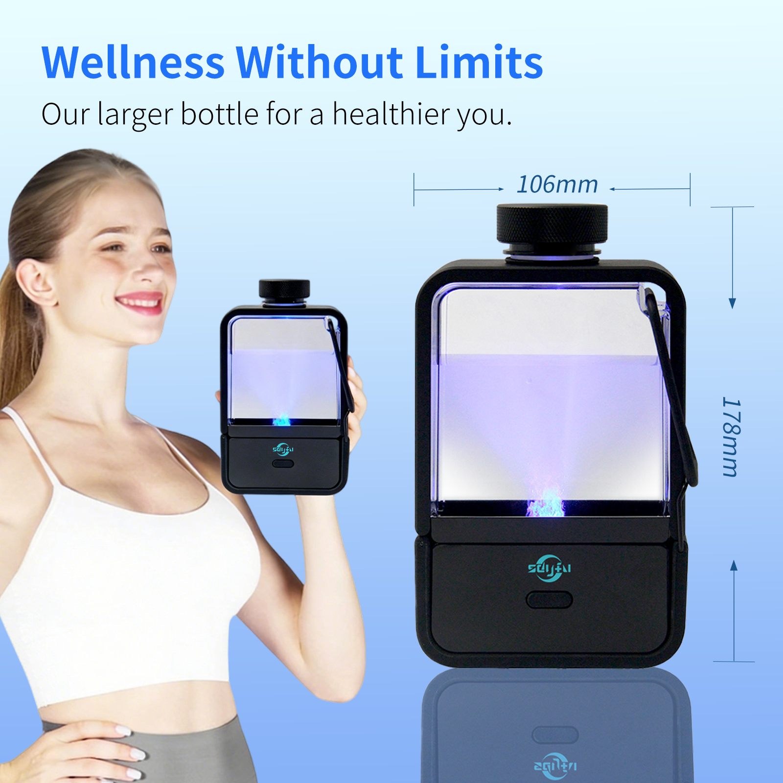 hydrogen rich water bottle