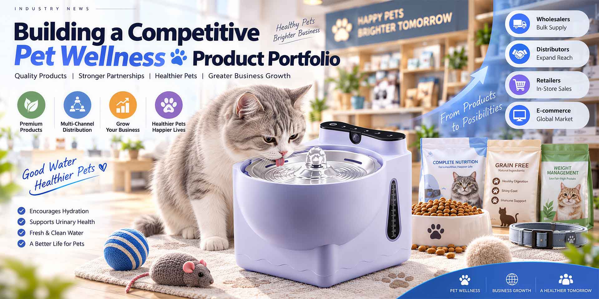 Pet Wellness Distribution: How Businesses Can Build a Competitive Product Portfolio