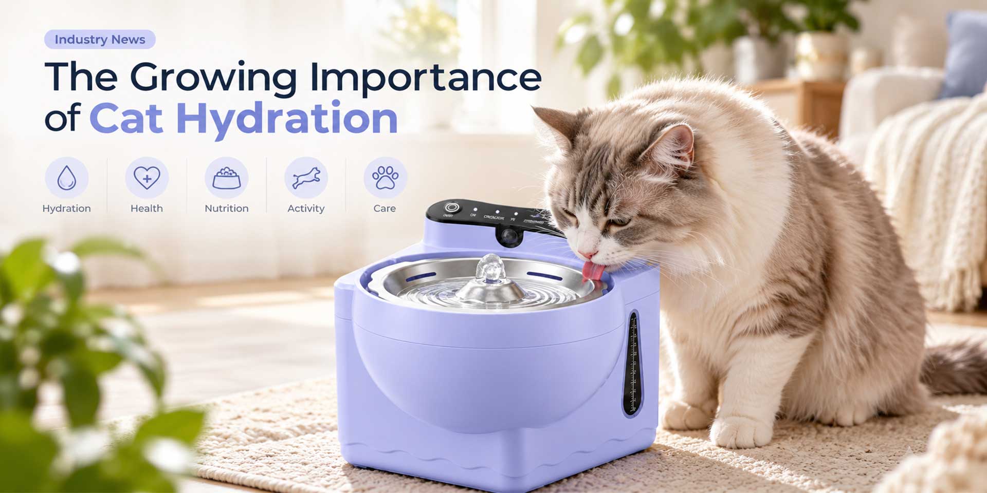 Yanranyl Expands Its Global Pet Fountain Strategy with Hydrogen-Rich Pet Water Dispenser